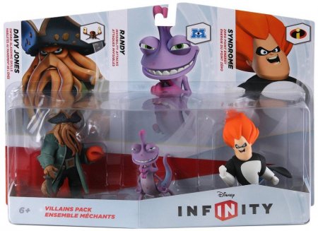 Disney. Infinity 1.0  3   (Villains Pack)   (Davy Jones),  (Randy),  (Syndrome)