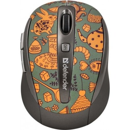 Мышь беспроводная DEFENDER To-GO MS-585 Nano, Wonderland (PC) 