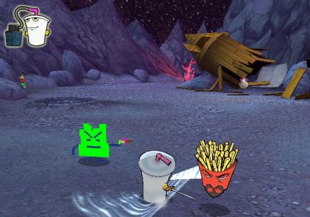 Aqua Teen Hunger Force: Zombie Ninja Pro-Am (PS2) USED Б/У