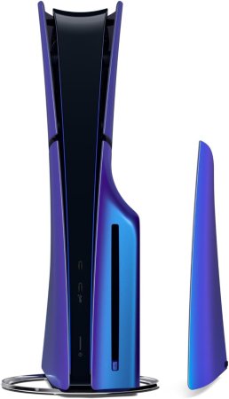 Съемные боковые панели для игровой приставки Sony PlayStation 5 Slim с дисководом Хромированный Индиго (Chroma Indigo) (CFI-ZCS2) (590309) (PS5) Оригинал