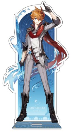 Акриловая фигурка Genshin Impact Character Standee: Чайльд Тарталья (Fatui Tartaglia) Геншин Импакт (Genshin Impact) (6972957488115) 15 см
