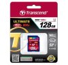 SDXC Карта памяти 128Gb Transcend Class 10 UHS-I 600x (PC)