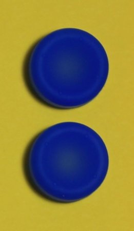 Накладки на стики низкие тубус Blue (синие) 2 шт