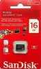 MicroSD Карта памяти 16GB SanDisk Class 4 без адаптера (PC)