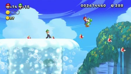 Купить игру New Super Mario Bros U Русская Версия (Wii U) на Nintendo Wii U диск