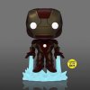 фигурки Фигурка Funko POP! Deluxe Bobble: Железный Человек Марк 43 светящийся (Iron Man Mark 43 (GW) (Exc)) Марвел: Мстители Эра Альтрона (Marvel Avengers Age of Ultron) ((962) 58842) 25 см