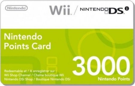   Nintendo Points Card 3000 (Wii)