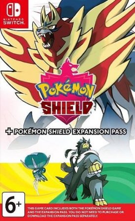  Pokemon: Shield + Expansion Pass DLC (Switch)  Nintendo Switch