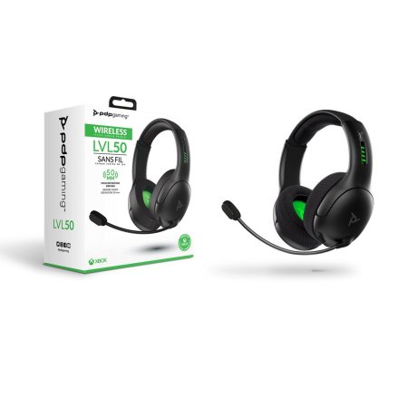 Беспроводная гарнитура PDP LVL50 Черная (Xbox One/Series X/S) 