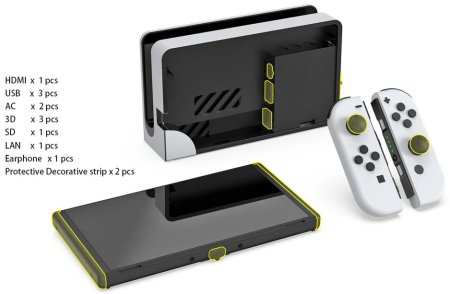 Набор аксессуаров для защиты от пыли Dustproof Kit DOBE (TNS-2122) (Switch OLED)