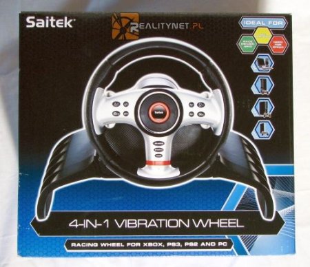 Руль Saitek 4 в 1 Vibration Wheel PS3/PS2/PC/Xbox 360 (Xbox 360) 