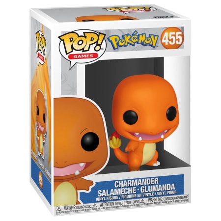 фигурки Фигурка Funko POP! Games: Чармандер (Charmander) Покемон (Pokemon) ((455) 37603) 9,5 см