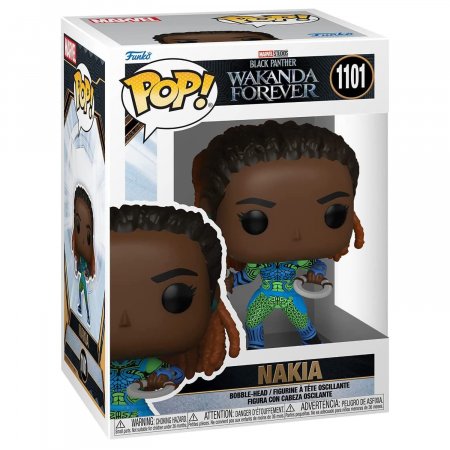   Funko POP! Bobble:  (Nakia) : ׸  -   (Marvel: Black Panther Wakanda Forever) ((1101) 66716) 9,5 