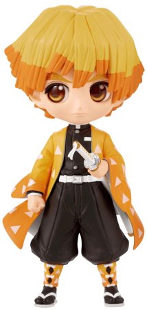 Фигурка Banpresto Q Posket: Зеницу Агацума Вер. А (Zenitsu Agatsuma Ver. A) Клинок, рассекающий демонов (Demon Slayer: Kimetsu No Yaiba) (4983164183825) 14 см