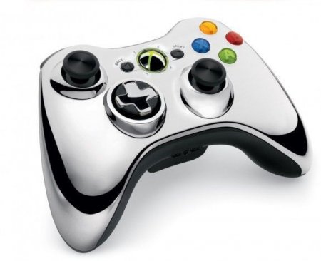   Wireless Controller  Xbox 360 Chrome Silver ( ) (Xbox 360) (OEM) 
