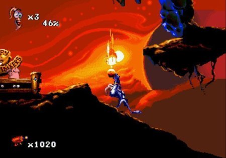 Коллекционный сборник 2 в 1 Червяк Джим (Earthworm Jim) (16BC-001) Русская Версия (16 bit) 
