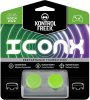 Накладки на стики для геймпада KontrolFreek ICONX \ 34 Thumbsticks (2 шт) Салатовый (Xbox One) 