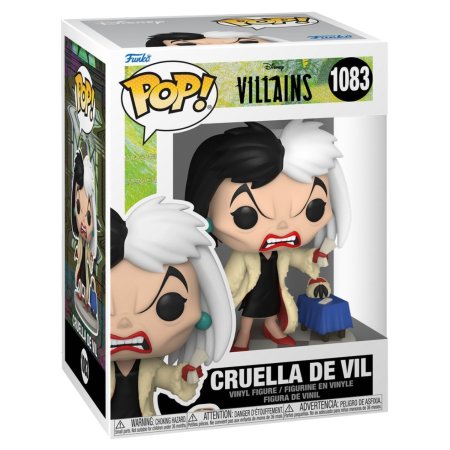Фигурка Funko POP! Vinyl: Круэлла Де Виль (Cruella de Vil) Суперзлодеи Дисней (Disney Villains) ((1083) 57349) 9,5 см