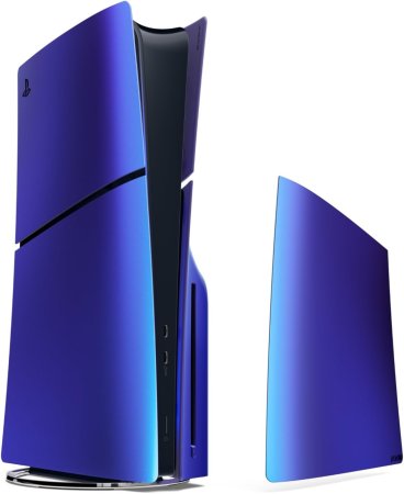 Съемные боковые панели для игровой приставки Sony PlayStation 5 Slim с дисководом Хромированный Индиго (Chroma Indigo) (CFI-ZCS2) (590309) (PS5) Оригинал
