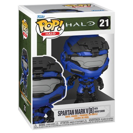 фигурки Фигурка Funko POP! Games: Спартанец Марк V с Энергетическим мечом (Spartan Mark V [B] with Energy Sword) Хало Инфинити (Halo Infinite) (59336) 9,5 см