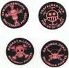 Накладки на стики для геймпада низкие Skulls Style Черный/Розовый (4 шт) (PS3/PS4/Xbox 360/Xbox One)