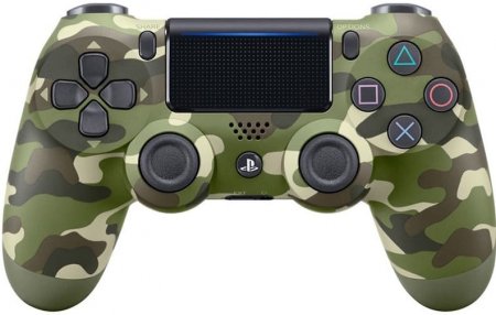    Sony DualShock 4 Wireless Controller (v2) Green Camouflage ( )  (PS4) USED / 