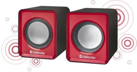 Активная система DEFENDER, 2.0, SPK-22, USB, синяя (PC) 