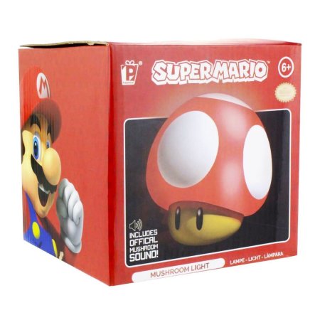  Светильник Paladone: Гриб (Mushroom) Супер Марио (Super Mario) (PP4017NNV2) 10 см