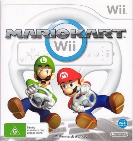   Mario Kart Bundle Copy (Cartoon Box) (Wii/WiiU)  Nintendo Wii 