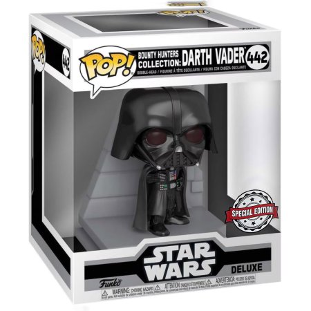 фигурки Фигурка Funko POP! Deluxe Bobble: Дарт Вейдер (Darth Vader (Exc)) Звездные Войны: Охотник за головами (Star Wars: Bounty Hunters) (56108) 15 см