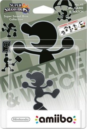 Amiibo: Интерактивная фигурка Гейм энд Вотч (Game and Watch) (Super Smash Bros. Collection)