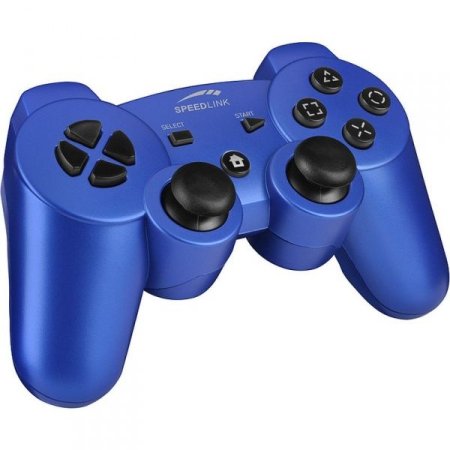 Геймпад беспроводной SPEEDLINK Strike FX Wireless Metallic Blue (PS3/PC) 