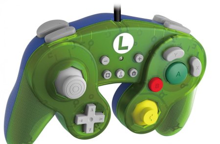 Геймпад проводной Hori Battle Pad Luigi HORI (NSW-136U) (Switch)