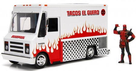     Jada Toys Hollywood Rides:    (Taco Truck) 1:24 +   (Deadpool) 7  (99730)