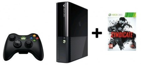 Microsoft Xbox 360 Slim 250Gb Rus +  Syndicate   USED /