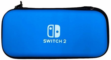 Чехол для приставки Nintendo Switch 2 (smooth) Blue (Синий) (Switch 2)