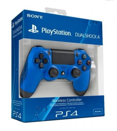    Sony Dualshock 4 Wireless Controller Cont Wave Blue ()  (PS4) (OEM) 