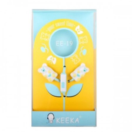 Наушники KEEKA EE-19, синие (PC) 