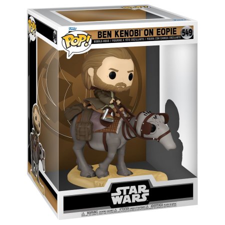 фигурки Фигурка Funko POP! Deluxe Bobble: Бен Кеноби на Эопи (Ben Kenobi On Eopie) Звездные Войны: Оби-Ван Кеноби (Star Wars Obi-Wan Kenobi) (64554) 18 см