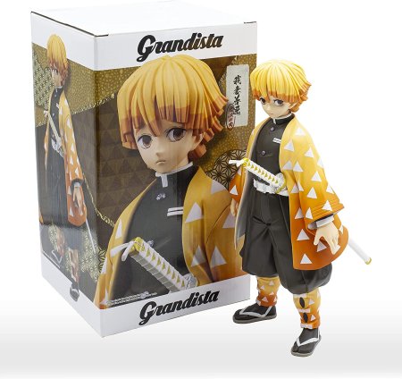 Фигурка Banpresto Grandista: Зеницу Агацума (Zenitsu Agatsuma) Клинок, рассекающий демонов: Кимэцу но Яиба (Demon Slayer: Kimetsu no Yaiba) (BP17740P) 16 см