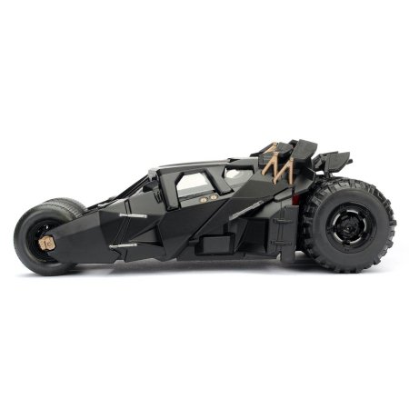Модель машинки с фигуркой Jada Toys: Бэтмобиль "Темный рыцарь" 2008 (Batmobile Dark Knight 2008) 1:24 + Фигурка Бэтмен (Batman) 7 см (98261) 