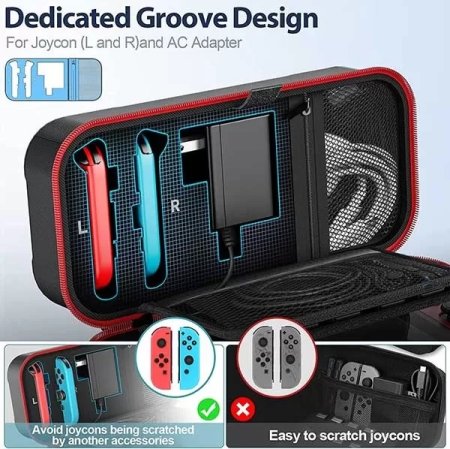 Чехол-сумка Carry Case Oivo (IV-SW178) Black (Черный) (Switch/Switch OLED)