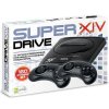 Игровая приставка 16 bit Super Drive 14 (160 в 1) + 160 встроенных игр + 2 геймпада (Черная)