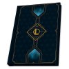  Набор подарочный ABYStyle: Бокал + Значок + Записная книжка Хекстек лого (Hextech logo) Лига Легенд (League Of Legends) (ABYPCK215)