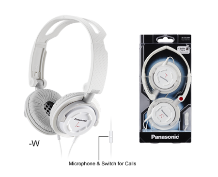 Гарнитура PANASONIC RP-DJS150ME-W, белая (PC) 