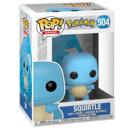 фигурки Фигурка Funko POP! Games: Сквиртл (Squirtle) Покемон (Pokemon) ((504) 39442) 9,5 см