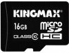 MicroSD Карта памяти 16GB Kingmax Class 10 + SD адаптер (PC) 