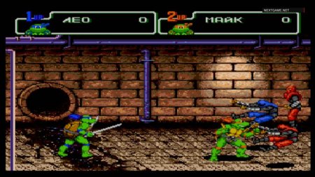 Коллекционный сборник 2 в 1 Черепашки Ниндзя (Ninja Turtles) (16BC-006) Русская Версия (16 bit) 