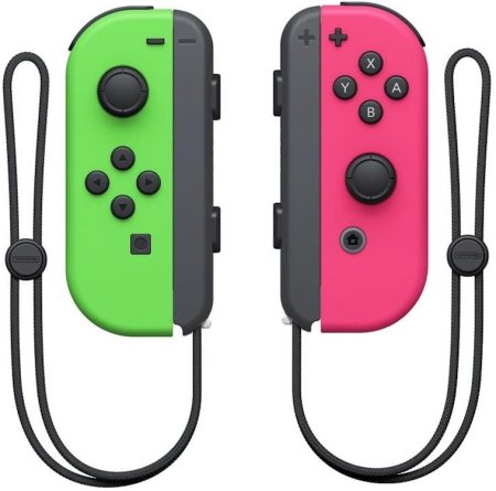 Набор из 2-х контроллеров Joy-Con Неоновый зеленый/Неоновый розовый Оригинал (Switch) HK