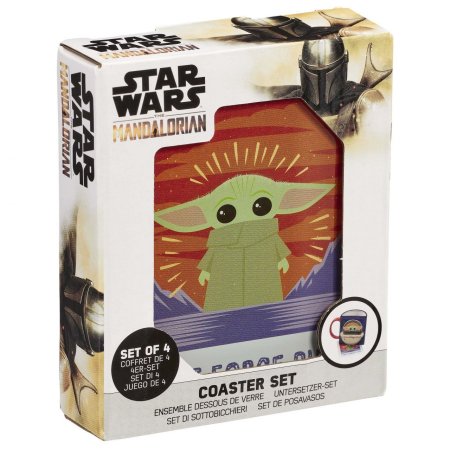  Набор подставок под кружку Funko: Звездные Войны Мандалорец (Star Wars Mandalorian) Дитя (The Child) (UT-SW06491) 4 шт